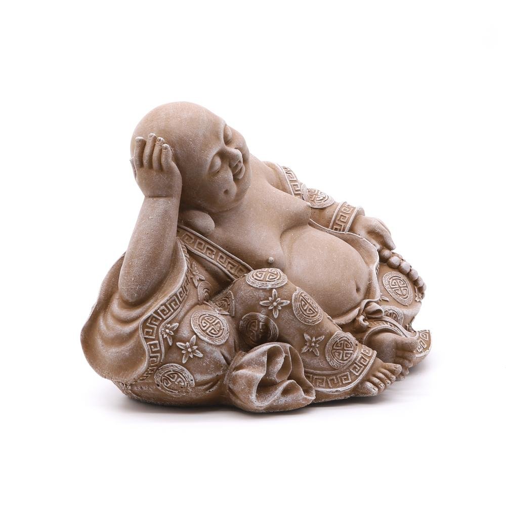 buddha-figur-lachend-tiefes kunsthandwerk-terrakotta