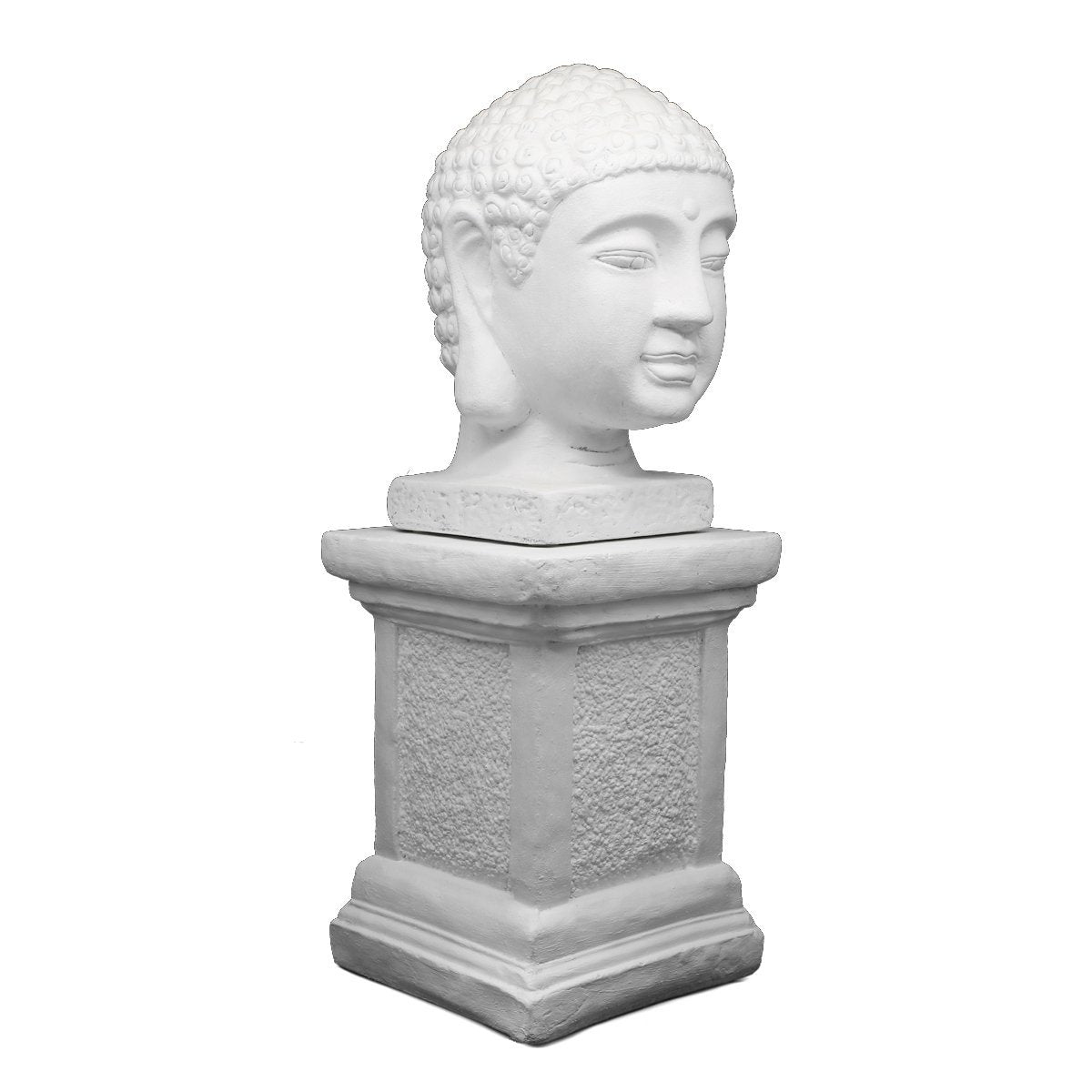 Buddha Kopf Lombok auf Säule - Tiefes Kunsthandwerk