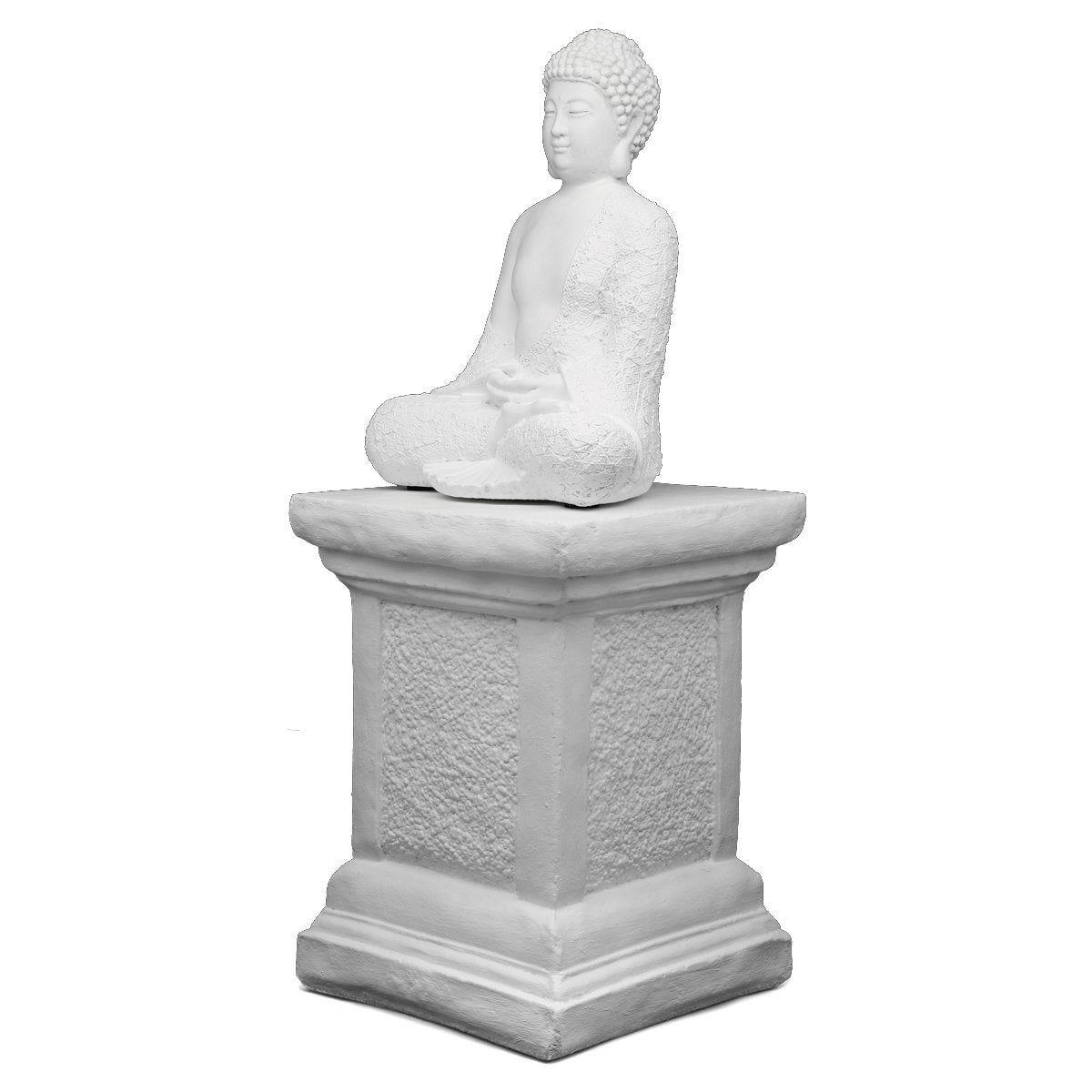 Buddha Statue Sumatra auf Säule - Tiefes Kunsthandwerk